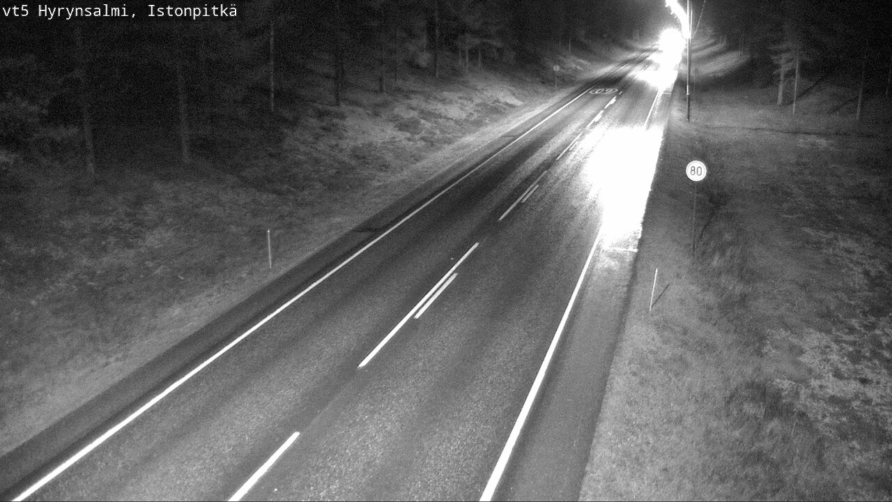 Kelikamerat Kuva Tie 5 Hyrynsalmi, Istonpitkä, Hyrynsalmi, Kainuu