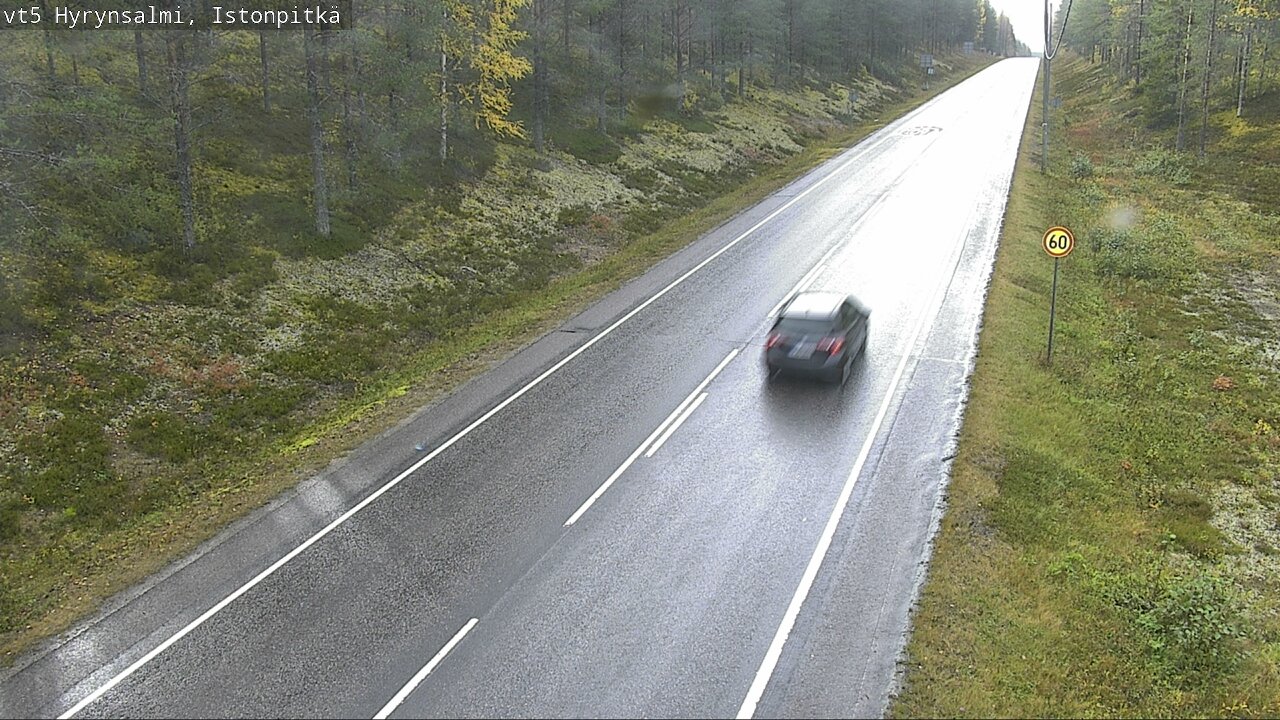 Kelikamerat Kuva Tie 5 Hyrynsalmi, Istonpitkä, Hyrynsalmi, Kainuu