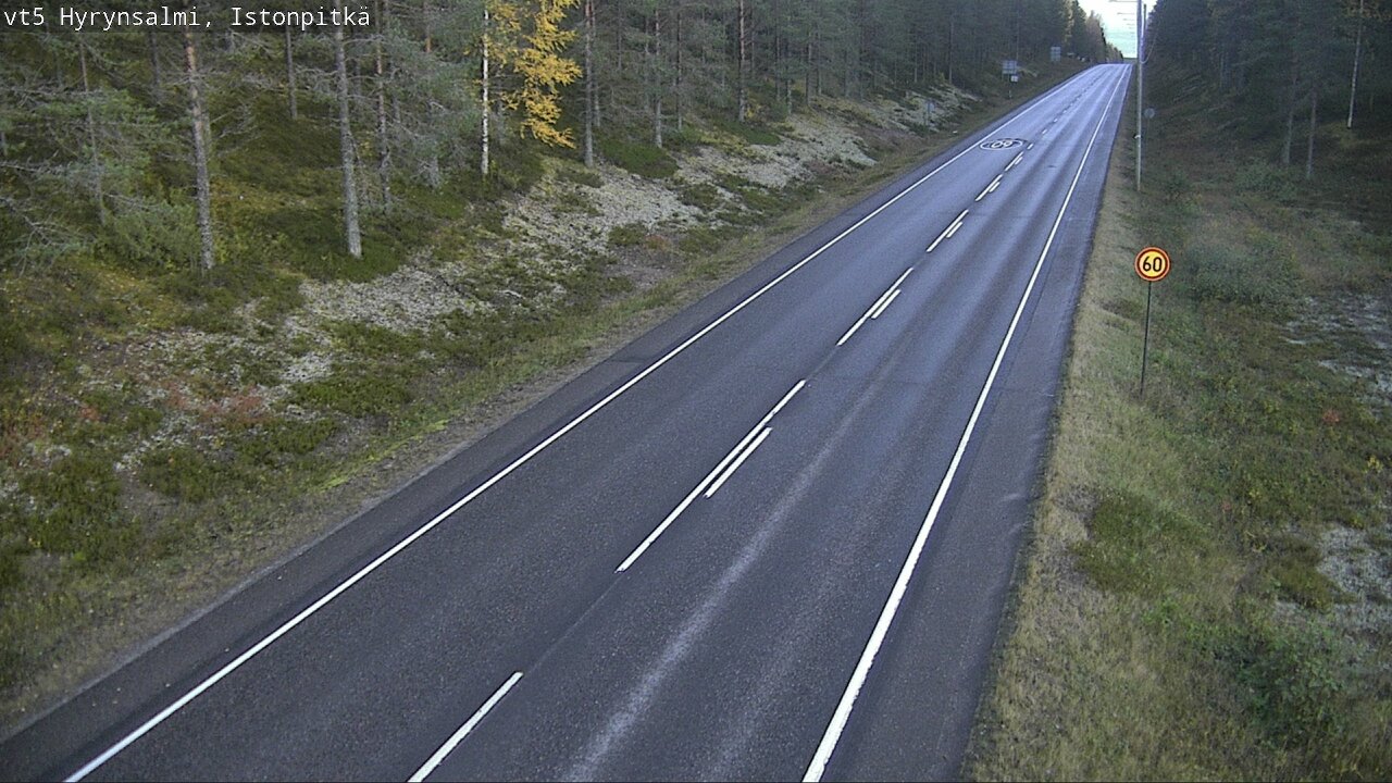Kelikamerat Kuva Tie 5 Hyrynsalmi, Istonpitkä, Hyrynsalmi, Kainuu
