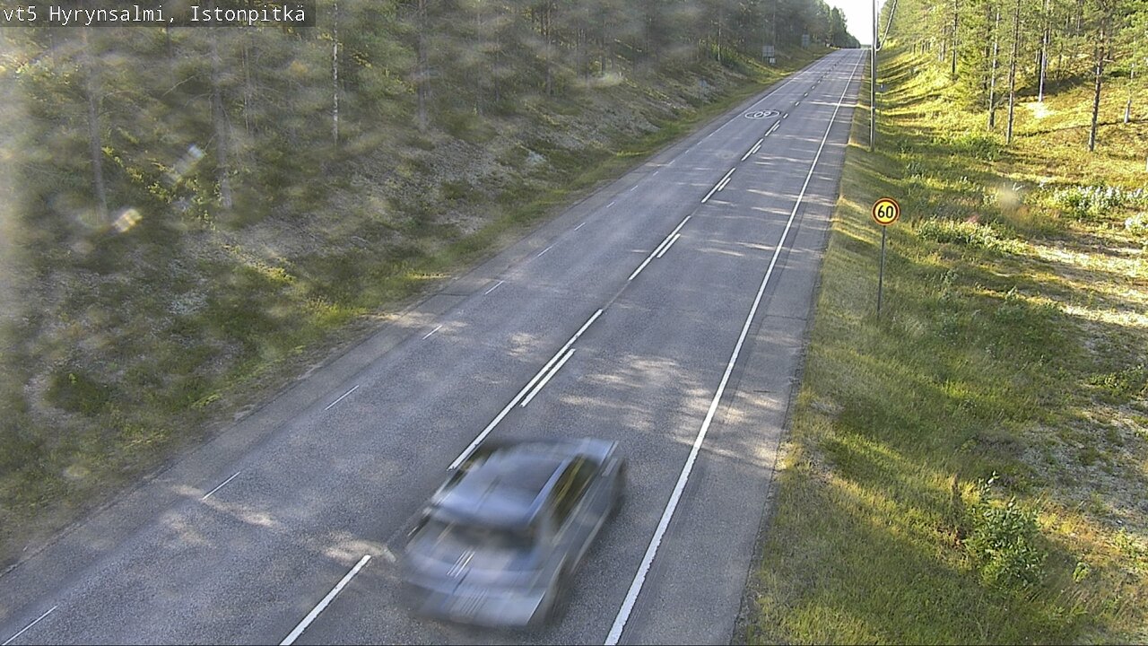 Kelikamerat Kuva Tie 5 Hyrynsalmi, Istonpitkä, Hyrynsalmi, Kainuu