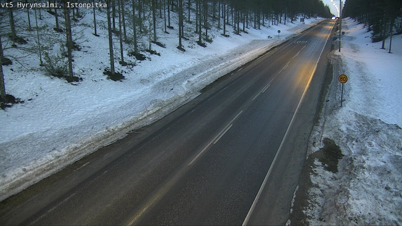 Kelikamerat Kuva Tie 5 Hyrynsalmi, Istonpitkä, Hyrynsalmi, Kainuu