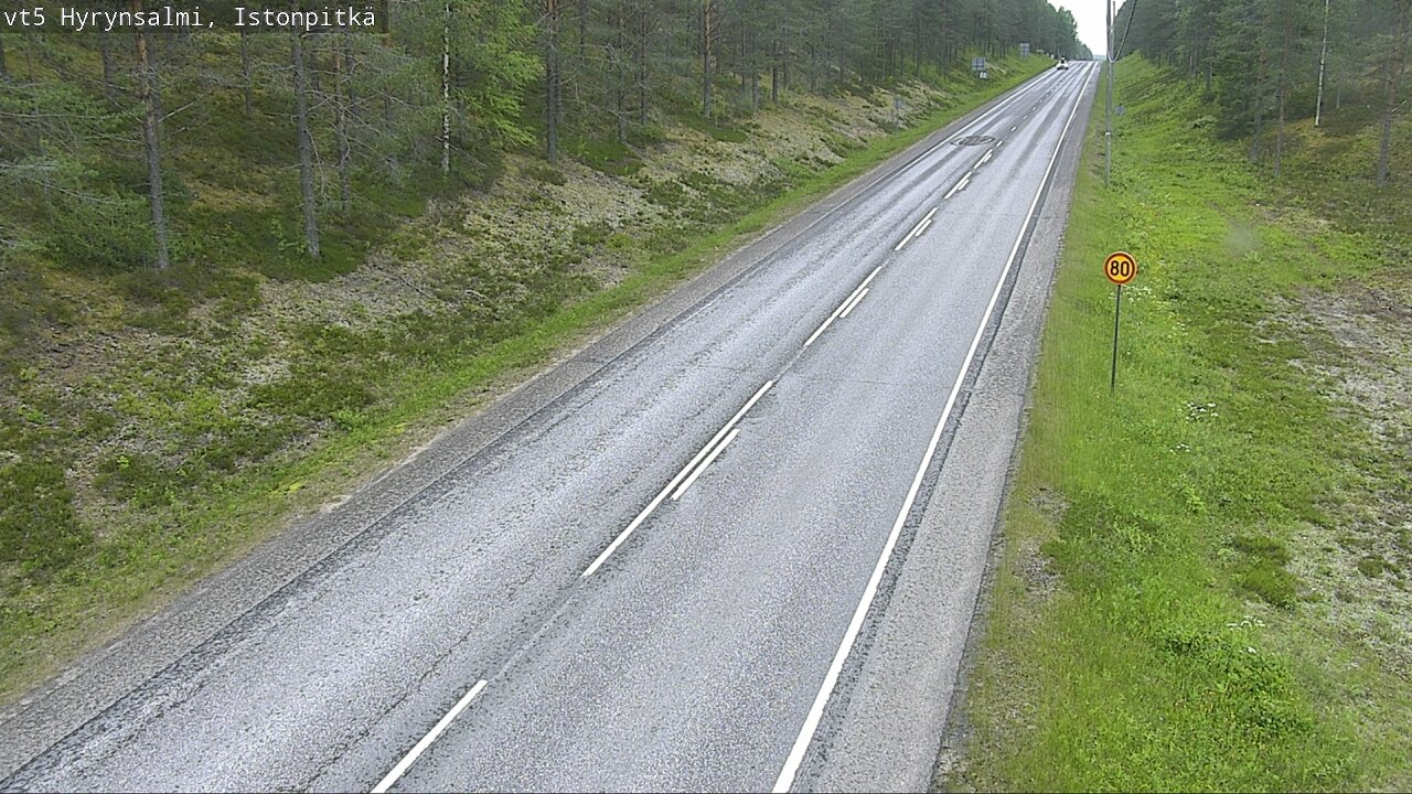 Kelikamerat Kuva Tie 5 Hyrynsalmi, Istonpitkä, Hyrynsalmi, Kainuu
