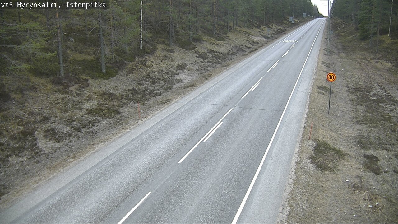 Kelikamerat Kuva Tie 5 Hyrynsalmi, Istonpitkä, Hyrynsalmi, Kainuu
