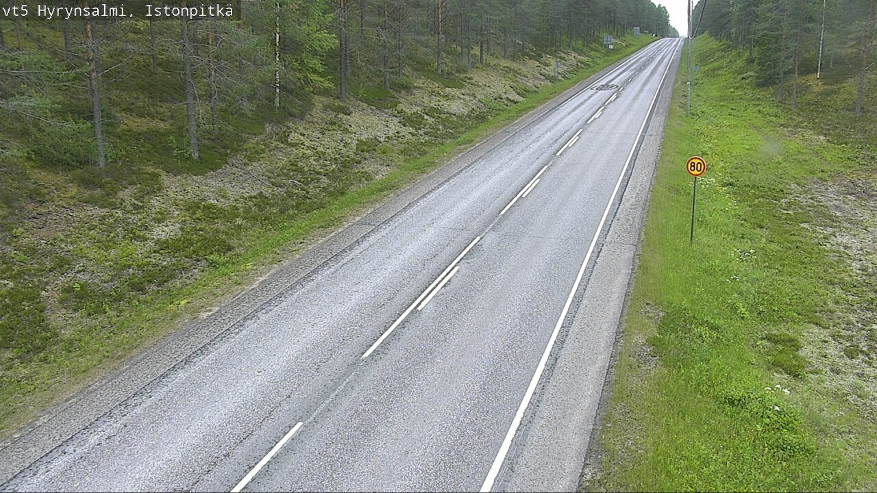 Kelikamerat Kuva Tie 5 Hyrynsalmi, Istonpitkä, Hyrynsalmi, Kainuu