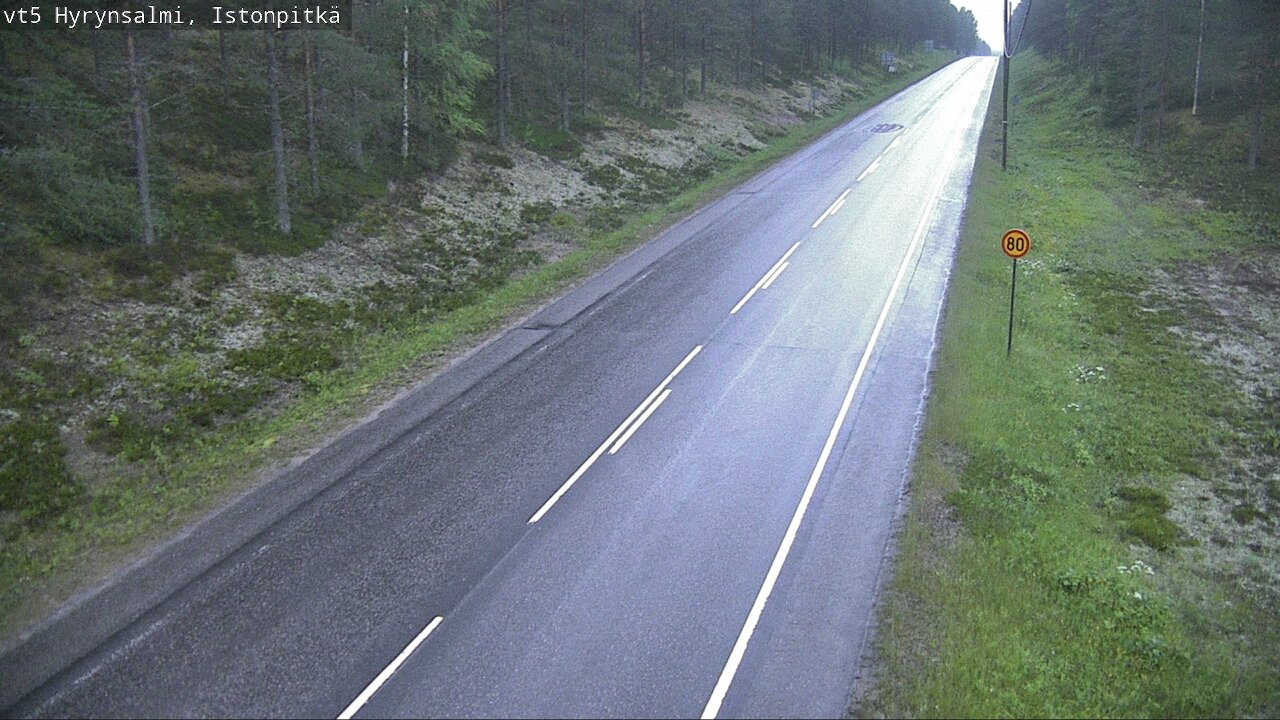 Kelikamerat Kuva Tie 5 Hyrynsalmi, Istonpitkä, Hyrynsalmi, Kainuu