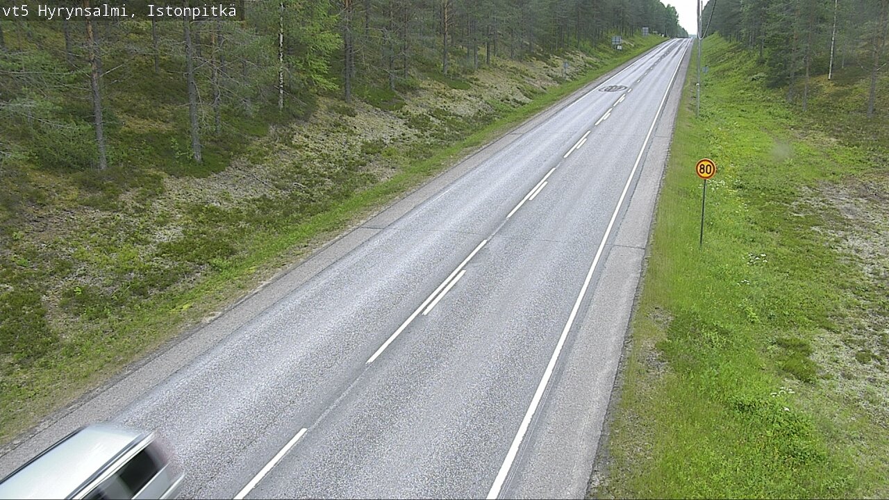 Kelikamerat Kuva Tie 5 Hyrynsalmi, Istonpitkä, Hyrynsalmi, Kainuu