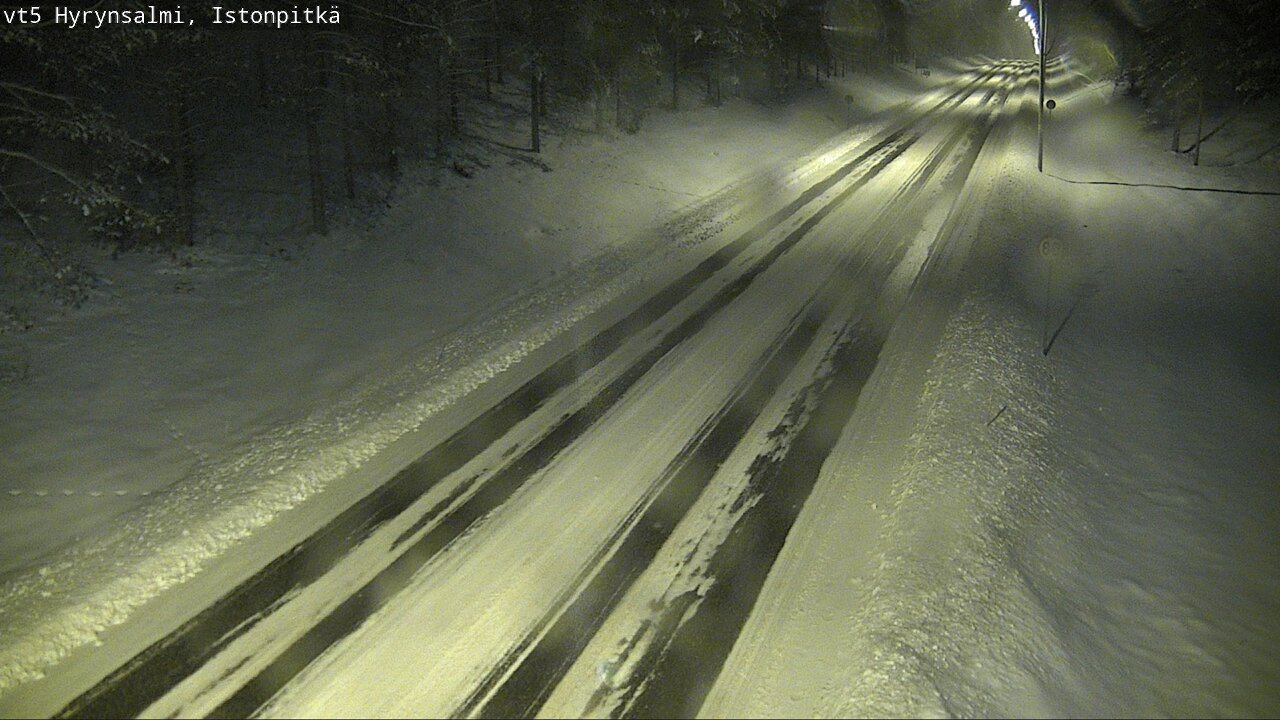 Weather Camera Image Road 5 Hyrynsalmi, Istonpitkä, Hyrynsalmi, Kainuu