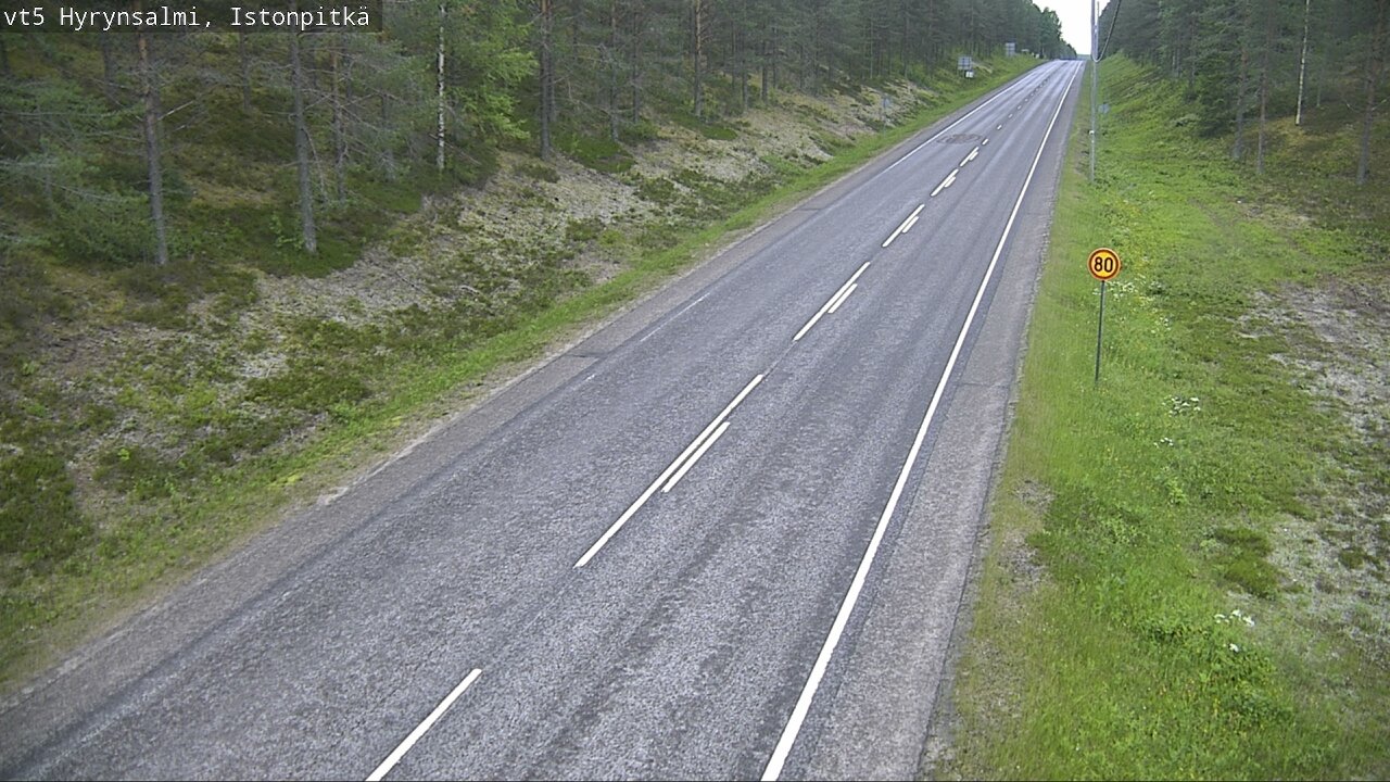 Kelikamerat Kuva Tie 5 Hyrynsalmi, Istonpitkä, Hyrynsalmi, Kainuu