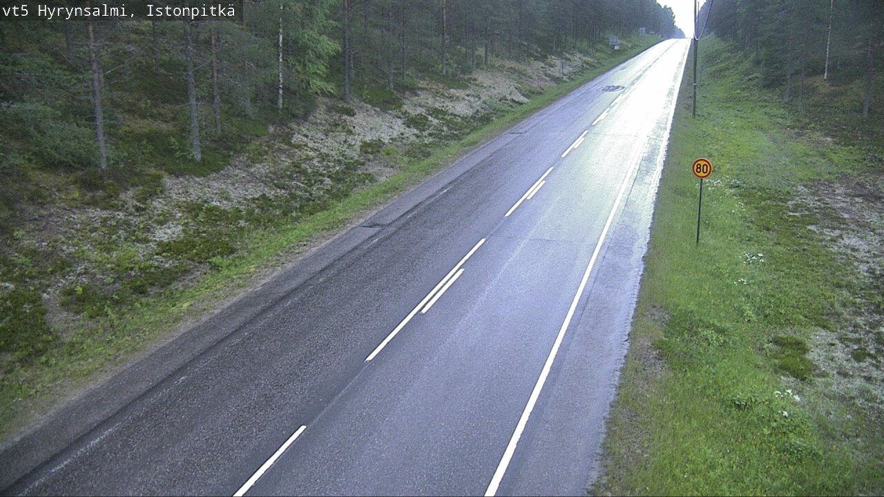 Kelikamerat Kuva Tie 5 Hyrynsalmi, Istonpitkä, Hyrynsalmi, Kainuu