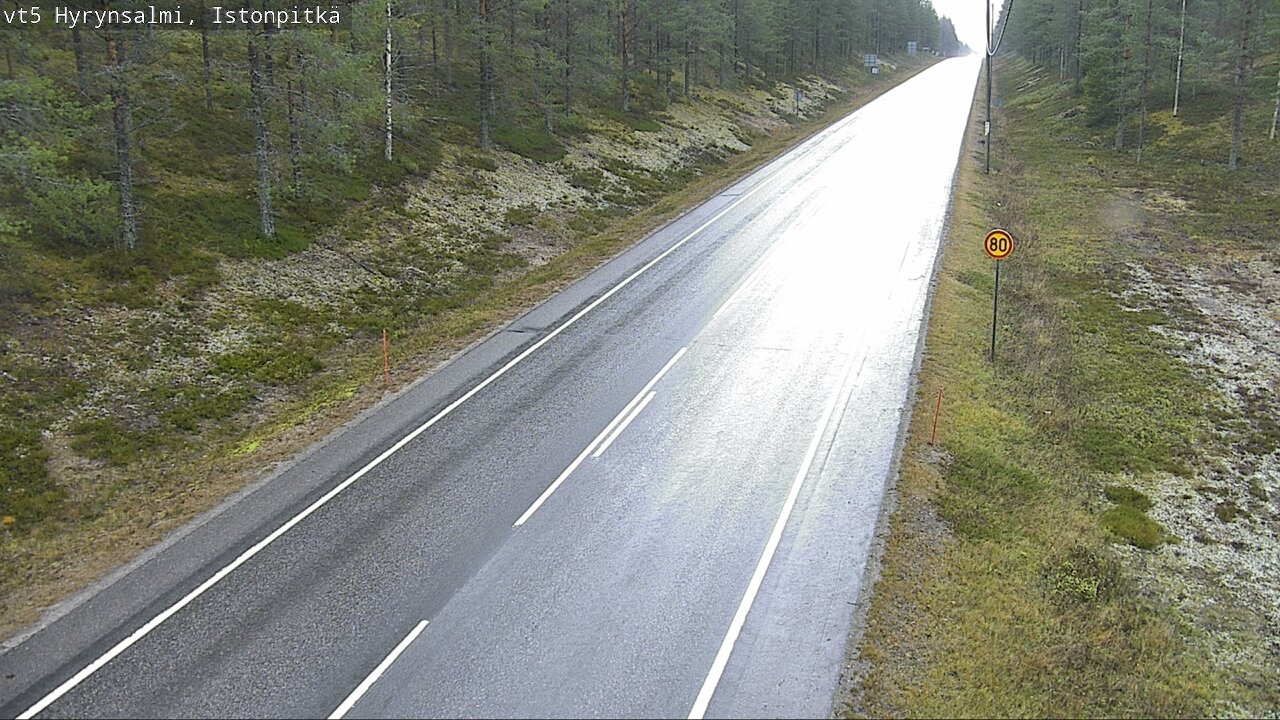 Kelikamerat Kuva Tie 5 Hyrynsalmi, Istonpitkä, Hyrynsalmi, Kainuu