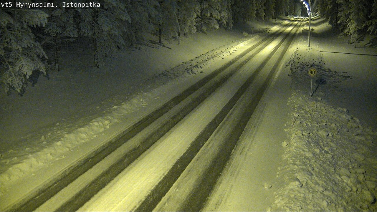 Kelikamerat Kuva Tie 5 Hyrynsalmi, Istonpitkä, Hyrynsalmi, Kainuu