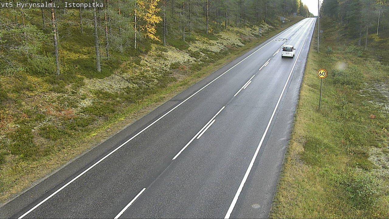 Kelikamerat Kuva Tie 5 Hyrynsalmi, Istonpitkä, Hyrynsalmi, Kainuu