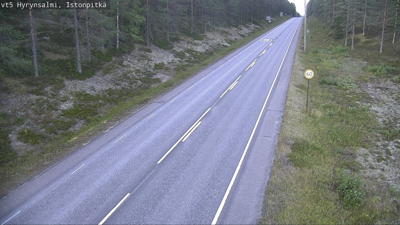 Kelikamerat Kuva Tie 5 Hyrynsalmi, Istonpitkä, Hyrynsalmi, Kainuu