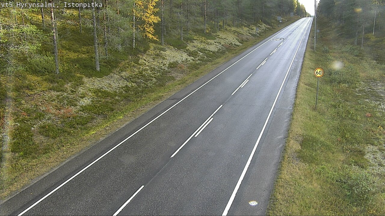Kelikamerat Kuva Tie 5 Hyrynsalmi, Istonpitkä, Hyrynsalmi, Kainuu
