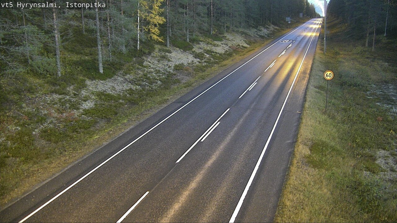 Kelikamerat Kuva Tie 5 Hyrynsalmi, Istonpitkä, Hyrynsalmi, Kainuu