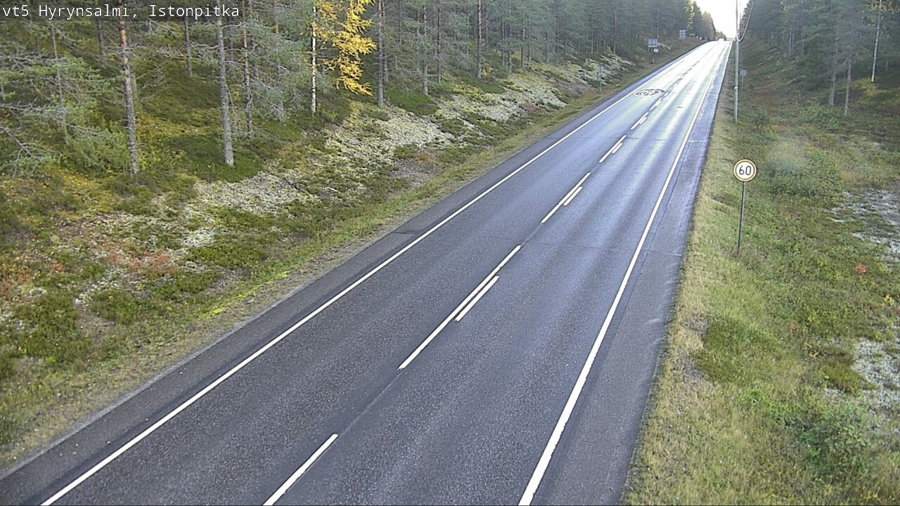 Kelikamerat Kuva Tie 5 Hyrynsalmi, Istonpitkä, Hyrynsalmi, Kainuu