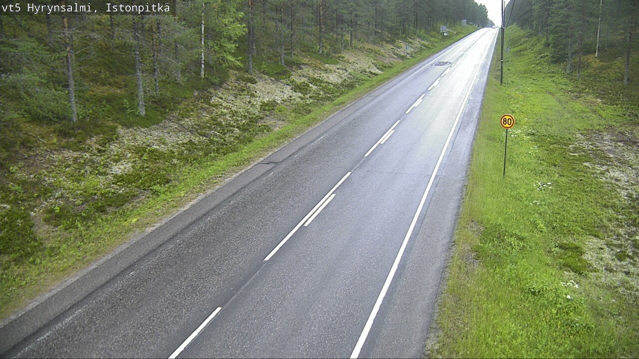 Kelikamerat Kuva Tie 5 Hyrynsalmi, Istonpitkä, Hyrynsalmi, Kainuu