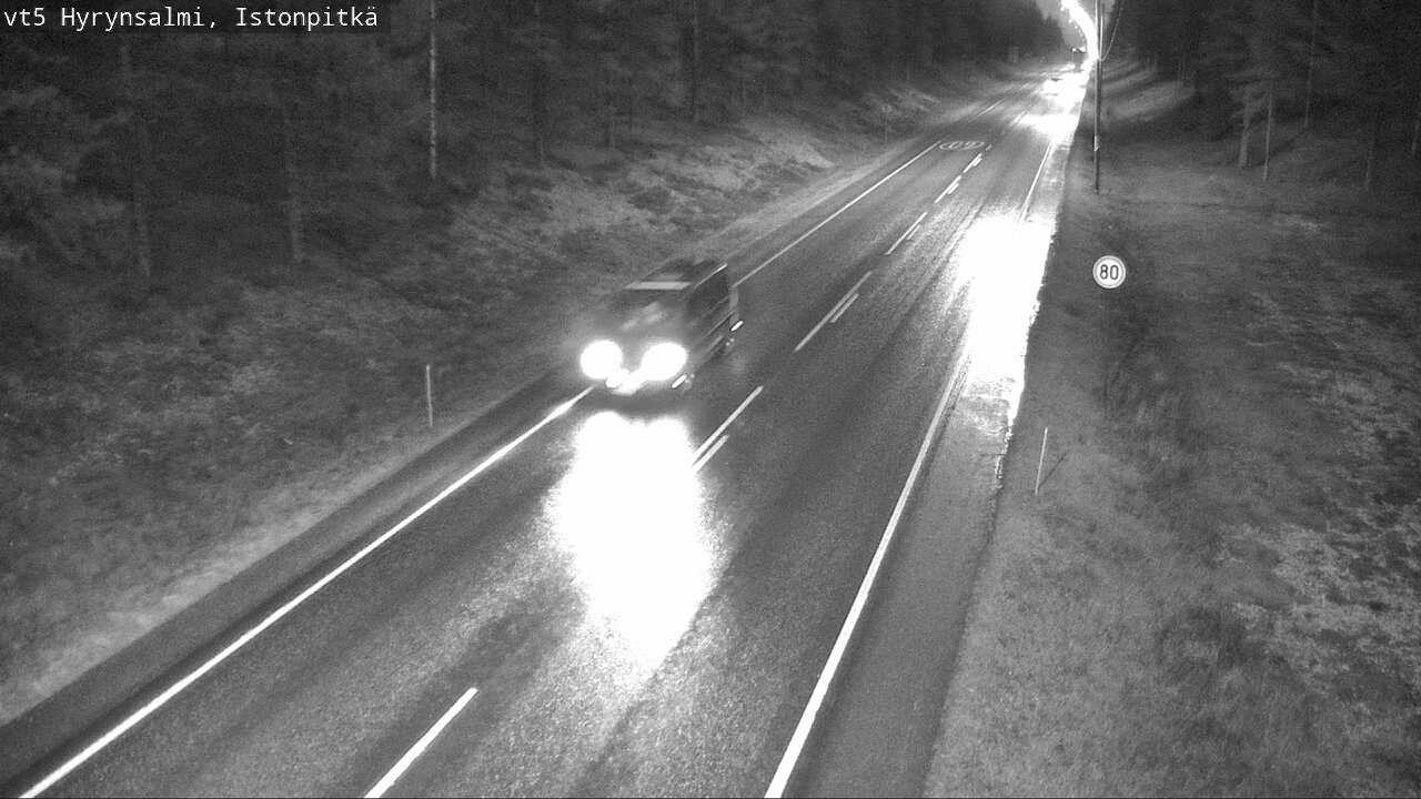 Kelikamerat Kuva Tie 5 Hyrynsalmi, Istonpitkä, Hyrynsalmi, Kainuu