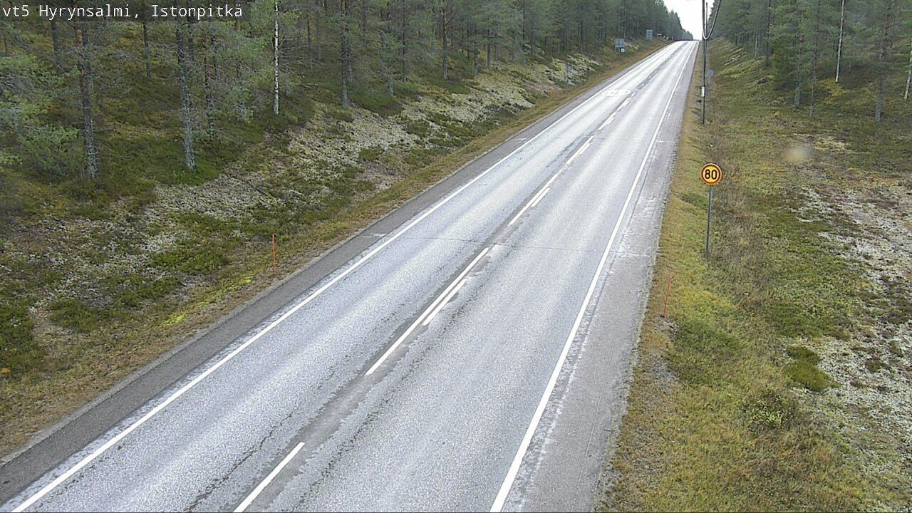 Kelikamerat Kuva Tie 5 Hyrynsalmi, Istonpitkä, Hyrynsalmi, Kainuu