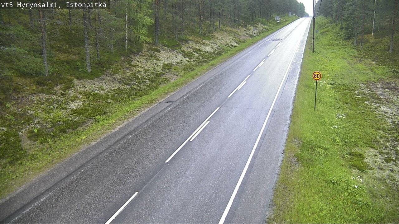 Kelikamerat Kuva Tie 5 Hyrynsalmi, Istonpitkä, Hyrynsalmi, Kainuu