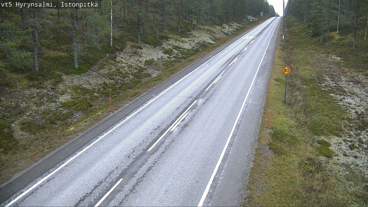 Kelikamerat Kuva Tie 5 Hyrynsalmi, Istonpitkä, Hyrynsalmi, Kainuu