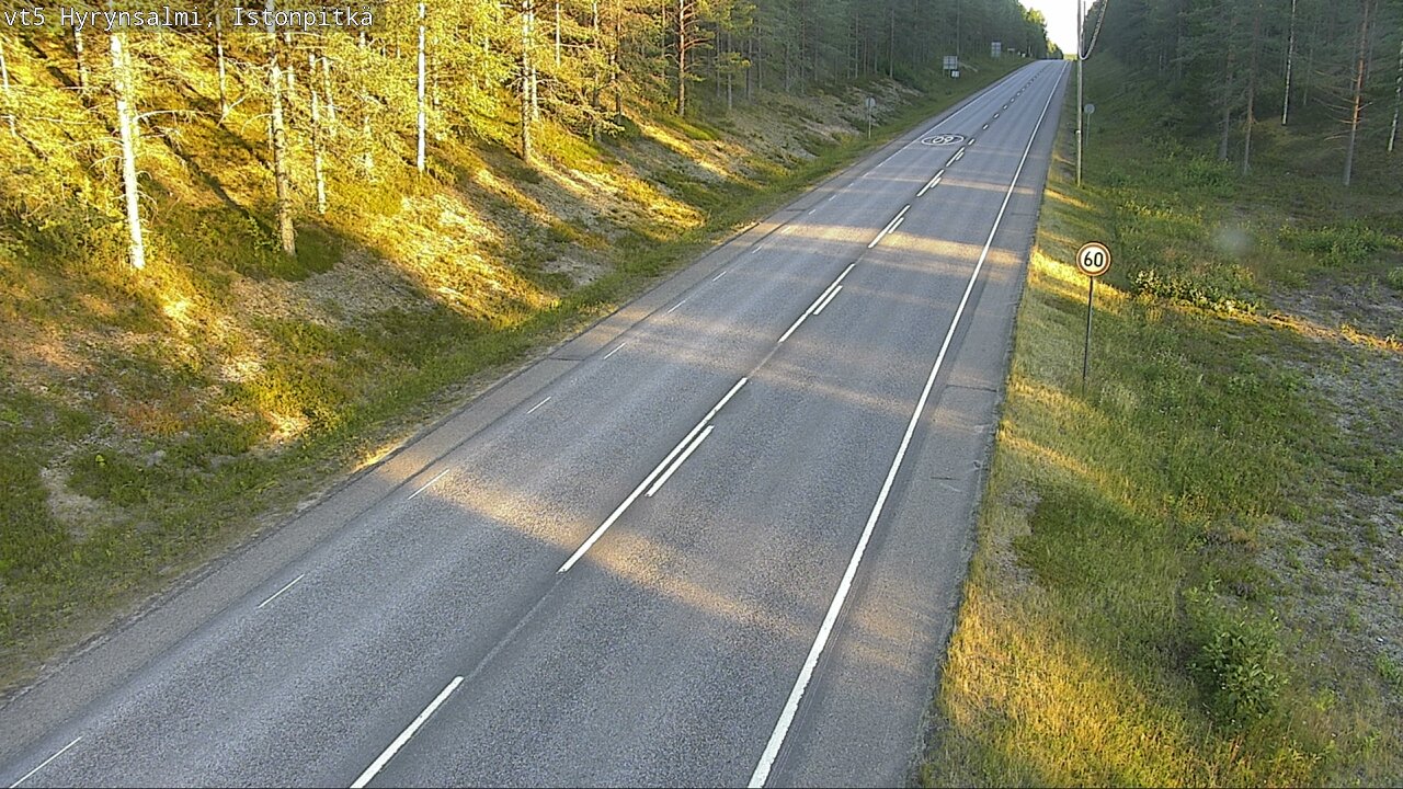 Kelikamerat Kuva Tie 5 Hyrynsalmi, Istonpitkä, Hyrynsalmi, Kainuu