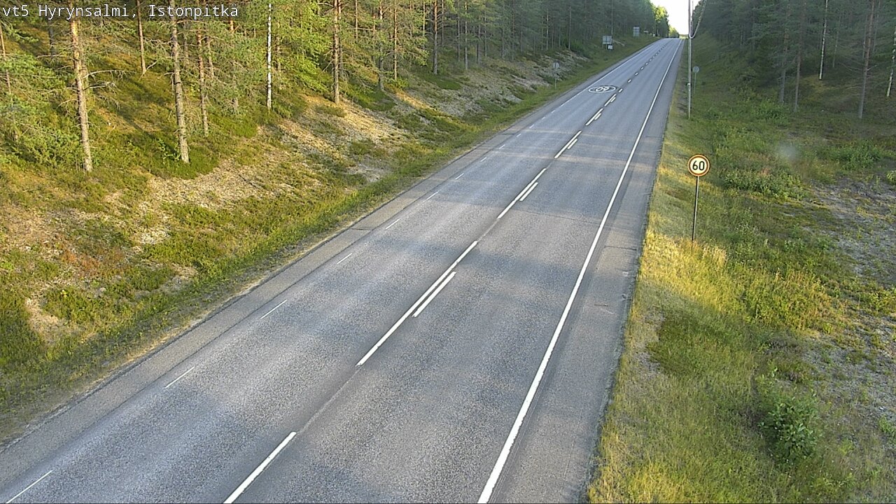 Kelikamerat Kuva Tie 5 Hyrynsalmi, Istonpitkä, Hyrynsalmi, Kainuu