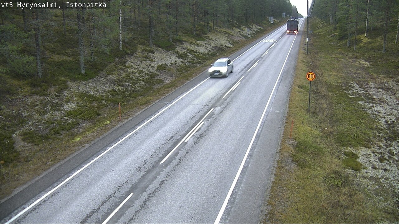 Kelikamerat Kuva Tie 5 Hyrynsalmi, Istonpitkä, Hyrynsalmi, Kainuu