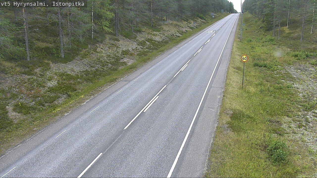 Kelikamerat Kuva Tie 5 Hyrynsalmi, Istonpitkä, Hyrynsalmi, Kainuu