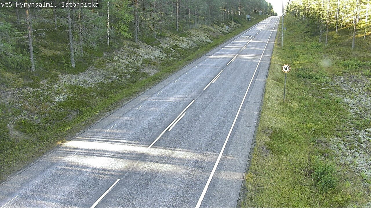 Kelikamerat Kuva Tie 5 Hyrynsalmi, Istonpitkä, Hyrynsalmi, Kainuu