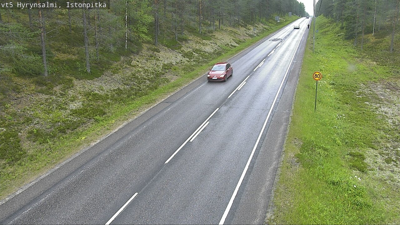 Kelikamerat Kuva Tie 5 Hyrynsalmi, Istonpitkä, Hyrynsalmi, Kainuu