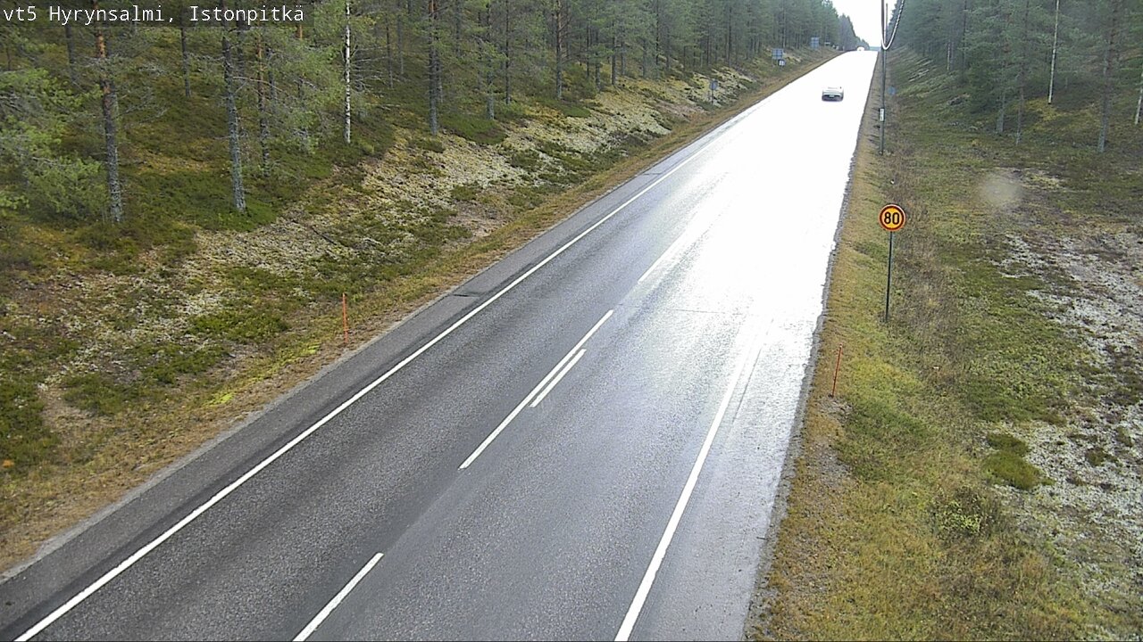 Kelikamerat Kuva Tie 5 Hyrynsalmi, Istonpitkä, Hyrynsalmi, Kainuu