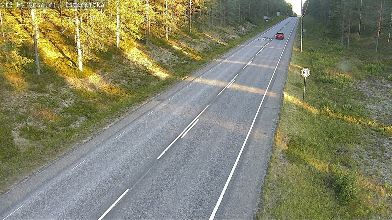 Kelikamerat Kuva Tie 5 Hyrynsalmi, Istonpitkä, Hyrynsalmi, Kainuu