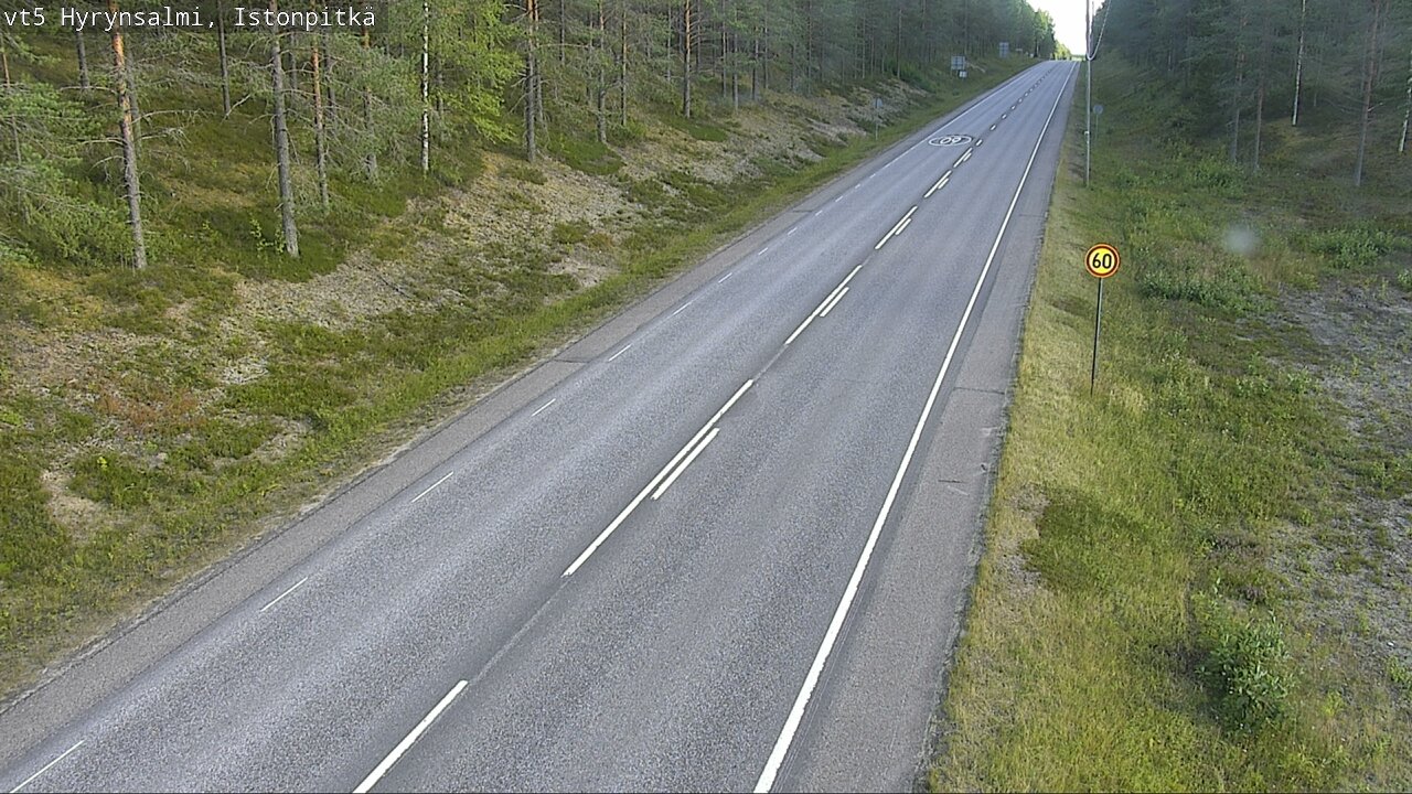 Kelikamerat Kuva Tie 5 Hyrynsalmi, Istonpitkä, Hyrynsalmi, Kainuu