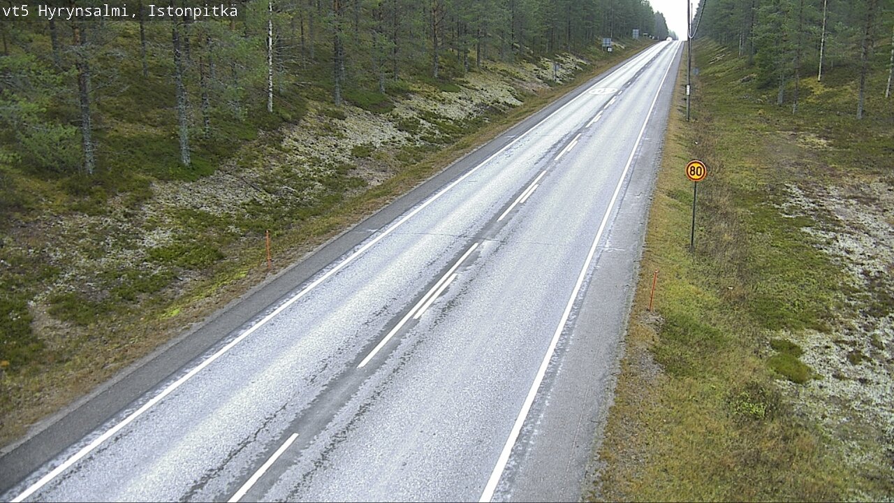 Kelikamerat Kuva Tie 5 Hyrynsalmi, Istonpitkä, Hyrynsalmi, Kainuu