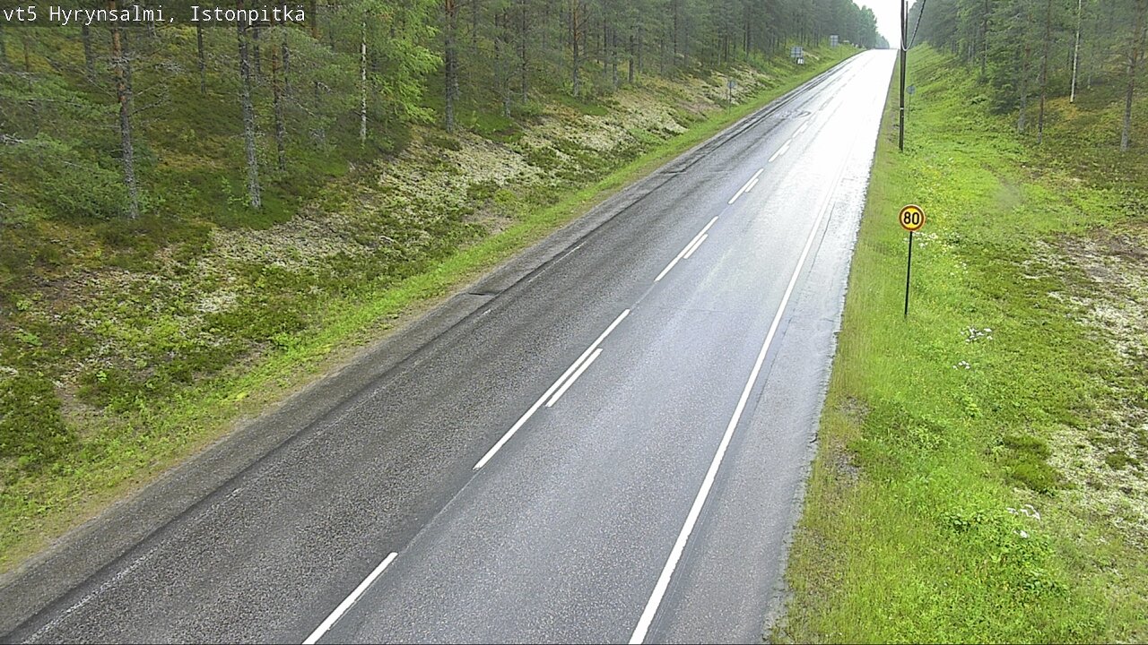 Kelikamerat Kuva Tie 5 Hyrynsalmi, Istonpitkä, Hyrynsalmi, Kainuu