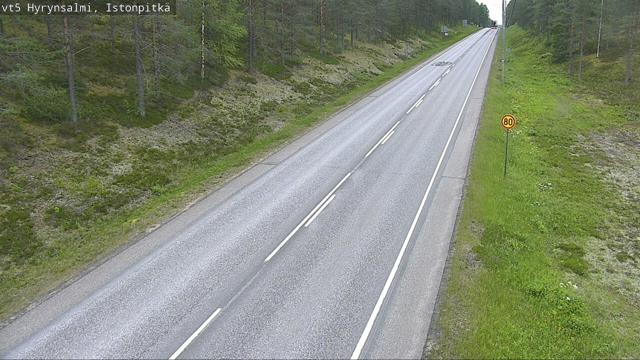Kelikamerat Kuva Tie 5 Hyrynsalmi, Istonpitkä, Hyrynsalmi, Kainuu