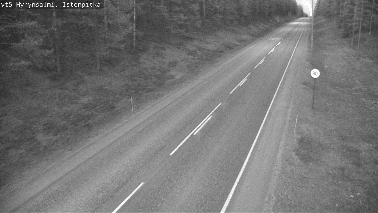 Kelikamerat Kuva Tie 5 Hyrynsalmi, Istonpitkä, Hyrynsalmi, Kainuu