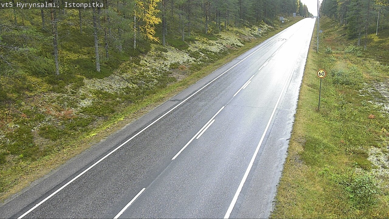 Kelikamerat Kuva Tie 5 Hyrynsalmi, Istonpitkä, Hyrynsalmi, Kainuu