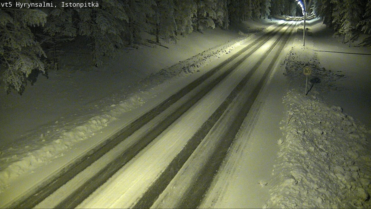 Kelikamerat Kuva Tie 5 Hyrynsalmi, Istonpitkä, Hyrynsalmi, Kainuu