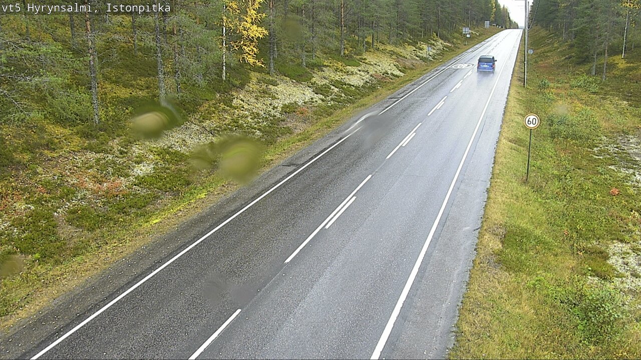 Weather Camera Image Road 5 Hyrynsalmi, Istonpitkä, Hyrynsalmi, Kainuu