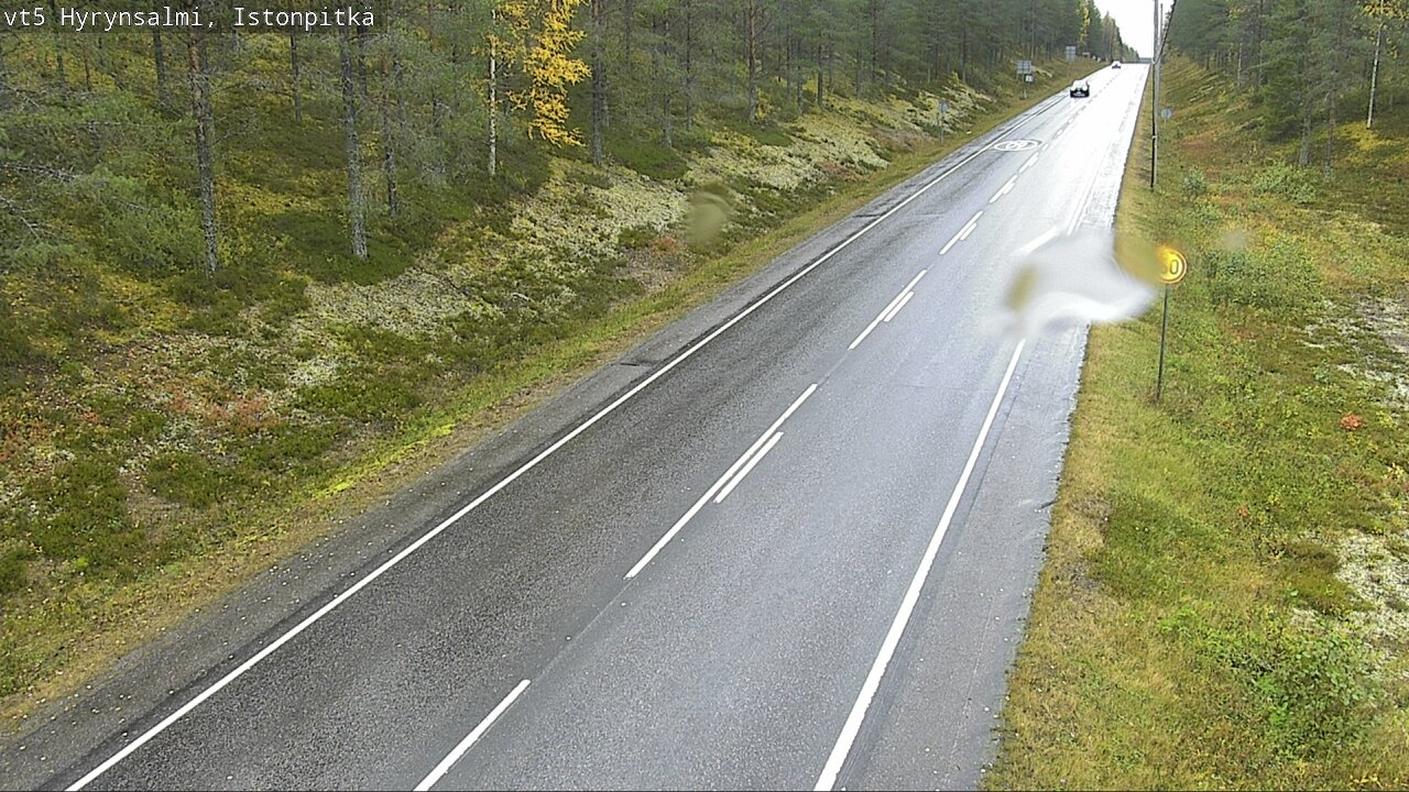 Weather Camera Image Road 5 Hyrynsalmi, Istonpitkä, Hyrynsalmi, Kainuu