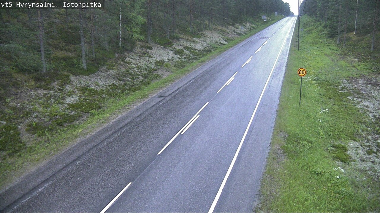 Kelikamerat Kuva Tie 5 Hyrynsalmi, Istonpitkä, Hyrynsalmi, Kainuu