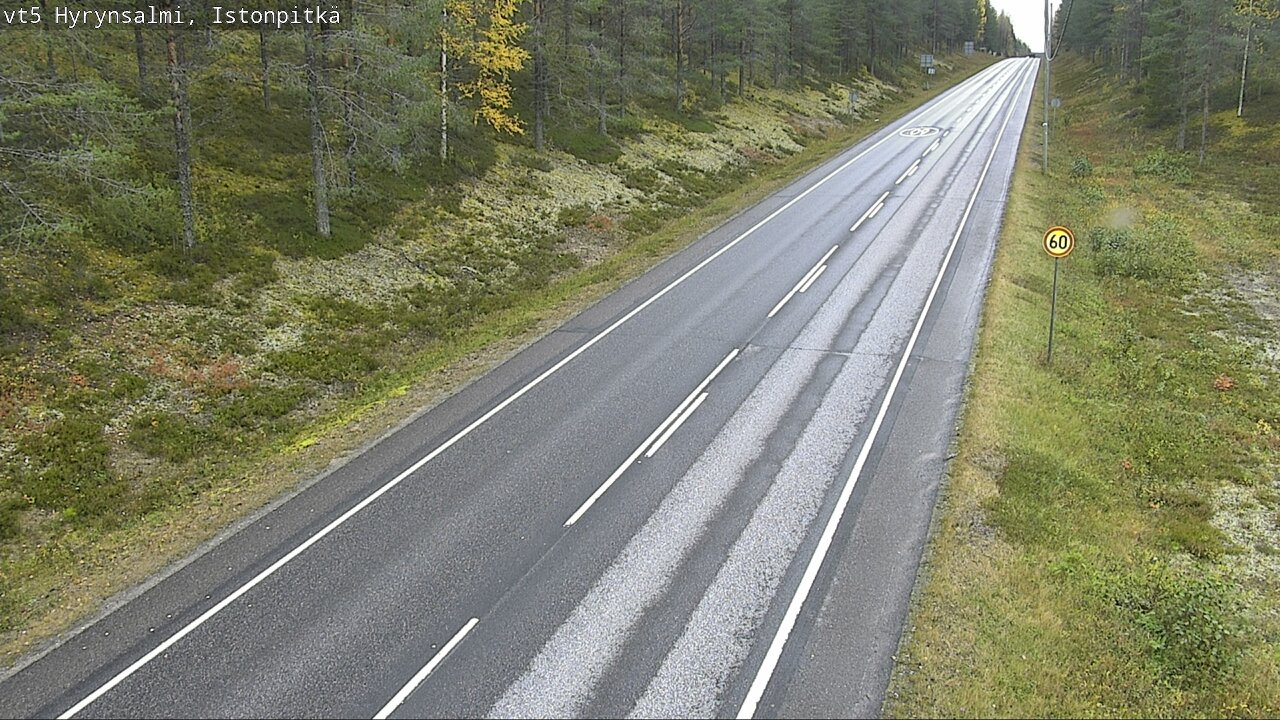 Kelikamerat Kuva Tie 5 Hyrynsalmi, Istonpitkä, Hyrynsalmi, Kainuu
