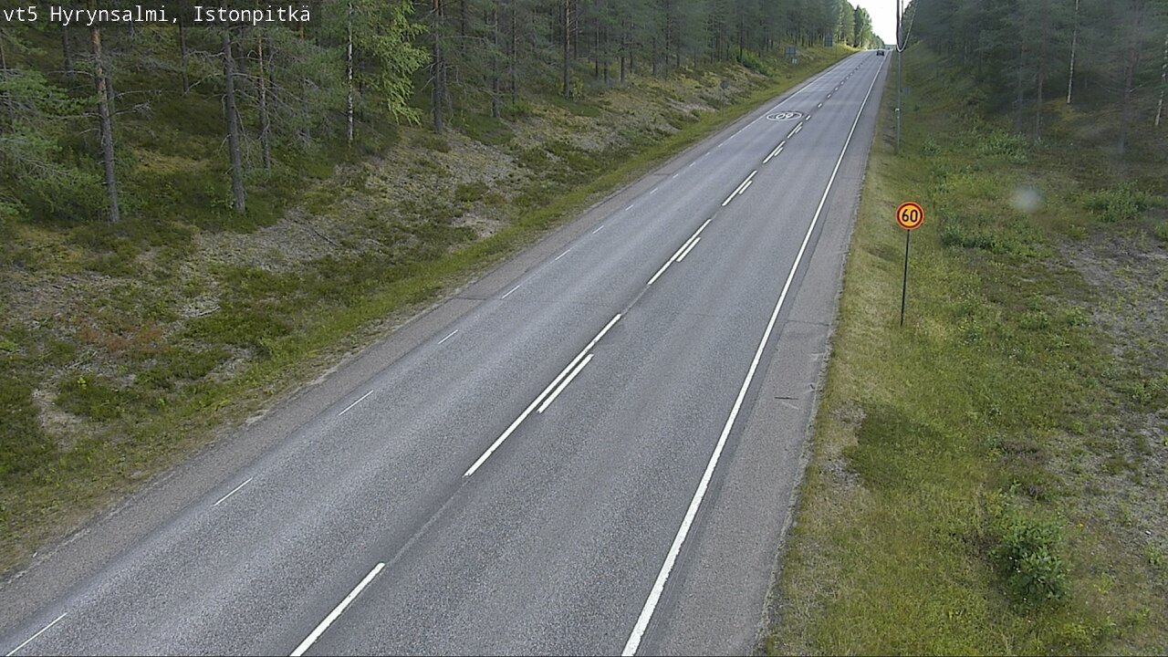 Kelikamerat Kuva Tie 5 Hyrynsalmi, Istonpitkä, Hyrynsalmi, Kainuu