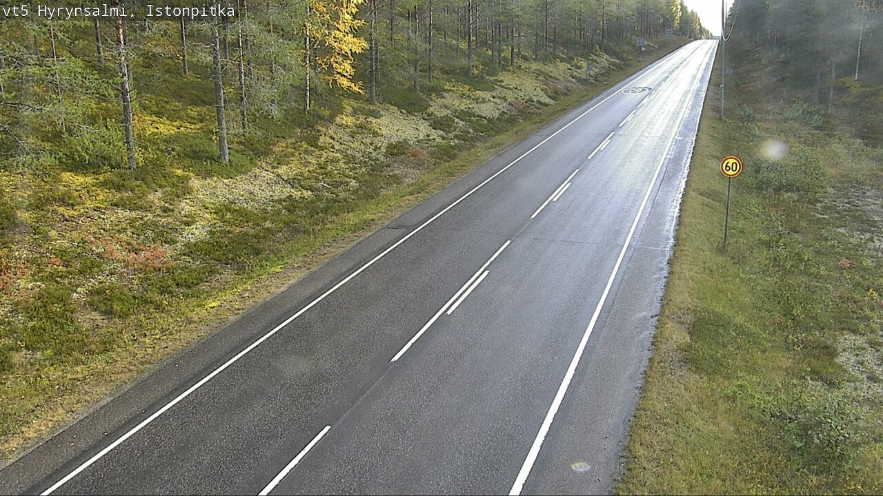 Kelikamerat Kuva Tie 5 Hyrynsalmi, Istonpitkä, Hyrynsalmi, Kainuu