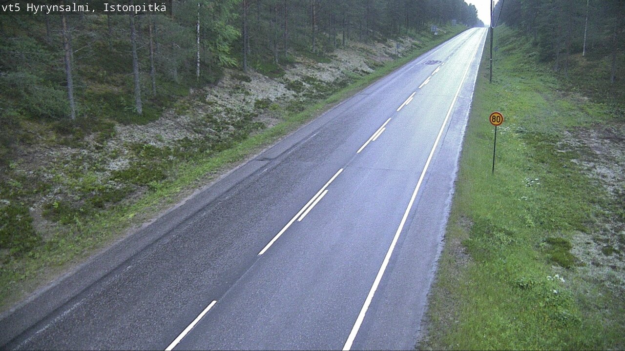 Kelikamerat Kuva Tie 5 Hyrynsalmi, Istonpitkä, Hyrynsalmi, Kainuu