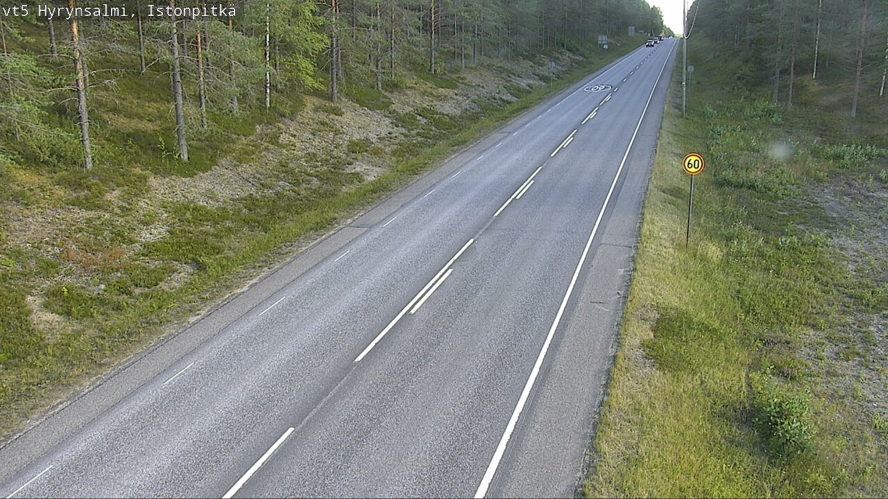 Kelikamerat Kuva Tie 5 Hyrynsalmi, Istonpitkä, Hyrynsalmi, Kainuu