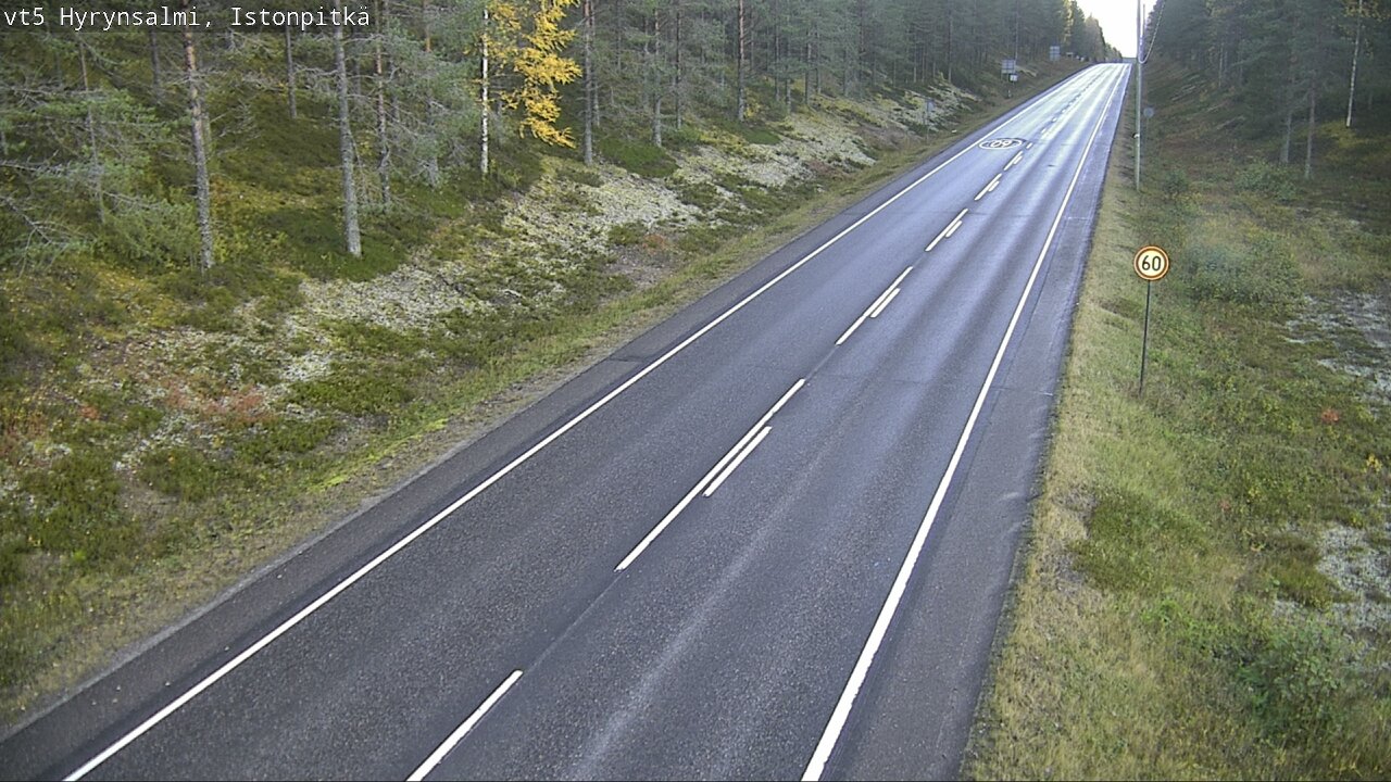 Kelikamerat Kuva Tie 5 Hyrynsalmi, Istonpitkä, Hyrynsalmi, Kainuu