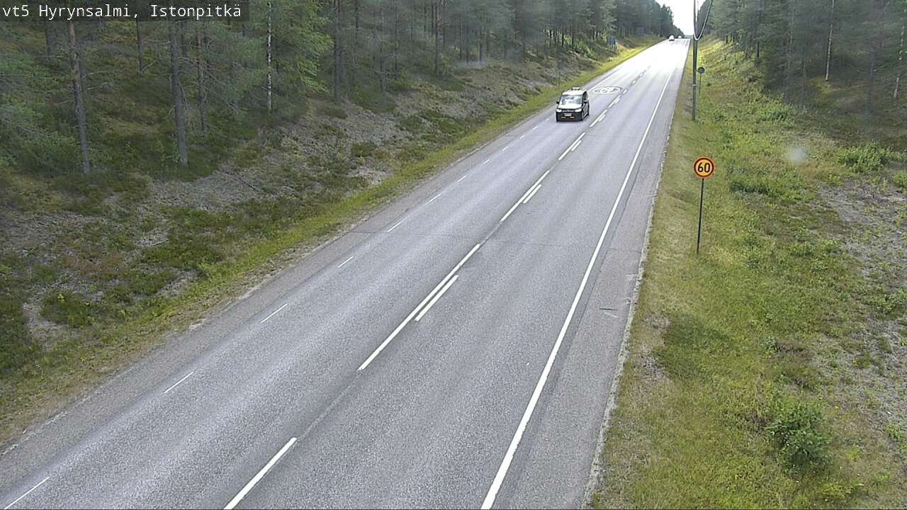 Kelikamerat Kuva Tie 5 Hyrynsalmi, Istonpitkä, Hyrynsalmi, Kainuu